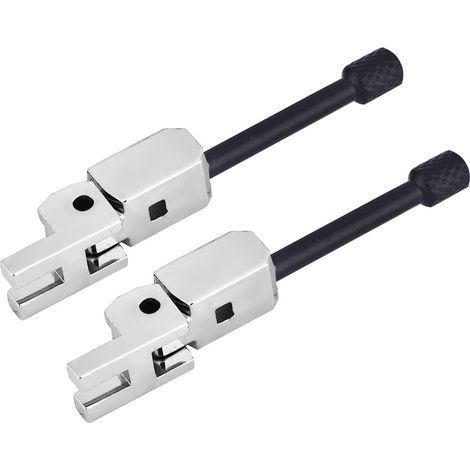 6 Pièces Supports de Vibrato pour Guitare Électrique (Argent/Noir) - Accessoires de Rechange (1/4)