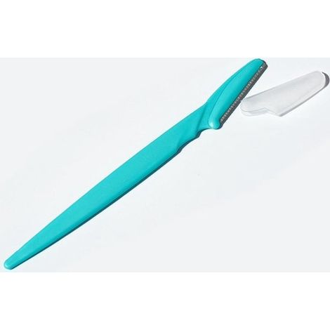 Mini rasoir à sourcils portable à manche droit anti-rayures, unisexe, tondeuse à sourcils sûre, outil de beauté pour débutants (1/2)