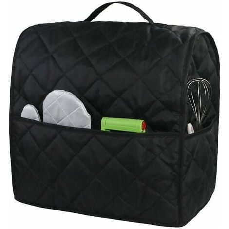 Bread Maker Cover, Toaster Dust Cover, Bread Maker Dust Cover, Household Breakfast Machine Dust Cover, Waterproof (Black) (1/5)