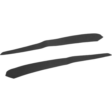 Lot 2 Coussinets d'accoudoir Panneau de Porte Intérieur Remplaçants pour Tesla Model 3/Y 2019-2023 Noir (Suède 9040) (1/5)