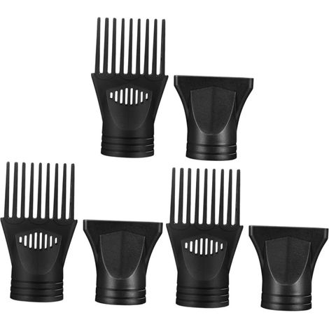 Föhn Accessories Kit 6 Stks Herbruikbare Mondstukken Föhn Kam Opzetstuk (1/5)
