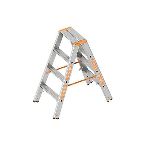 Escalera tipo tijera  acceso por ambos lados  2 x 4 peldaños