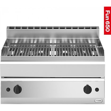 Grill 2 zones - Grille inox - Gaz naturel - Fun 650 - Modular