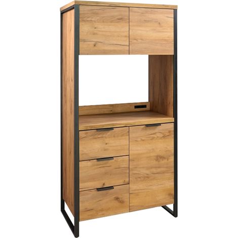Meuble de cuisine 3 tiroirs + 3 portes Ron (1/2)