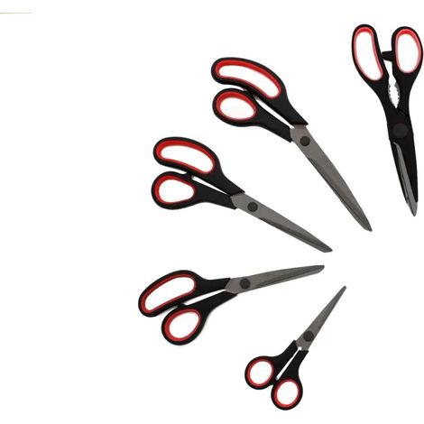 Scissors - Set, titanium-coated, 5-piece