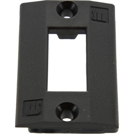 1PZ CONTROBORDO 'P1289' PER SERRATURA PREMI/APRI 'NOVA nylon nero