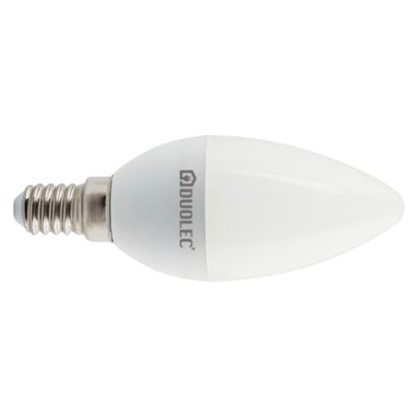 Bombilla Led vela DUOLEC E14 luz día 7w - talla