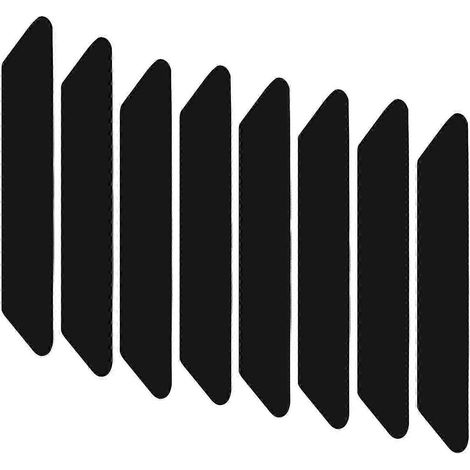 Ruban adhésif double face pour planchers de bois franc, 8 pièces, antidérapant, pour tapis et tapis de couloir lavables.-Trapezoid