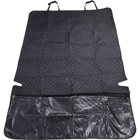 Doublure de Coffre pour SUV pour Chiens, Tapis de Coffre Imperméable pour Animaux de Compagnie avec Rabat de Pare-Chocs, Housse de Protection pour Siège Arrière de Voiture pour SUV et (1/5)