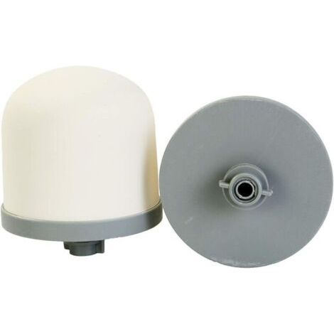 QORVA-Lot de 2 filtres en céramique de rechange pour systèmes d'eau, filtre en céramique en forme de dôme Blanc (1/2)