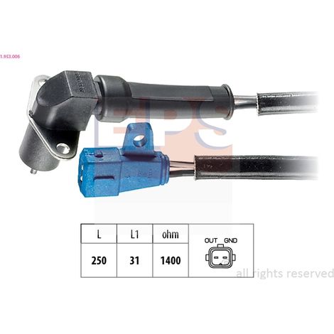 Capteur d'angle, vilebrequin EPS 1.953.006 AUSTIN ADU7340 ADU7340L