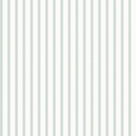 Laura Ashley Farnworth Stripe Vliestapete Sage Green 10mx52cm (1/4)