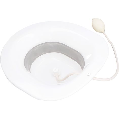 Bidet portable lavable pour soins post-partum, siège de toilette pliable apaisant les hémorroïdes avec système de rinçage intégré.