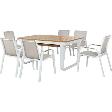 Gartenmöbel no-name garden dining set ausziehbarer Tisch 246 cm