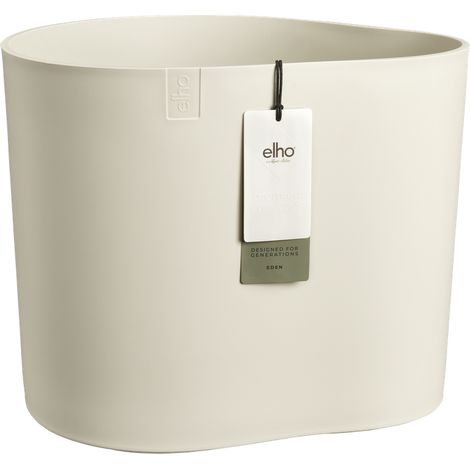 Elho Eden Aquacare Low 40 - Blanc - L 44 x B 39.6 x H 35 cm - intérieurextérieur - 100% recyclé (1/3)