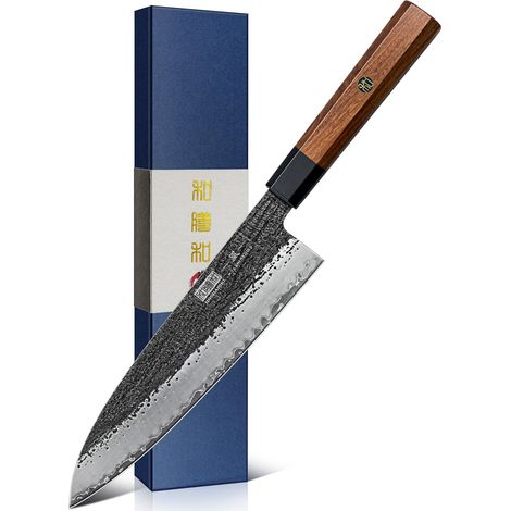 Couteau de Chef 20 cm, Couteau de Cuisine Japonais (1/5)