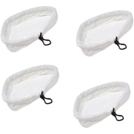 Serpillière - Microfibre Triangulaire - Compatible Balai à Vapeur H2O X5 S302 S001 - 4 Pièces (1/5)