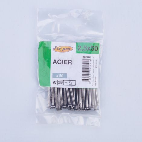 Punta de acero Tp 2,2x50 /50