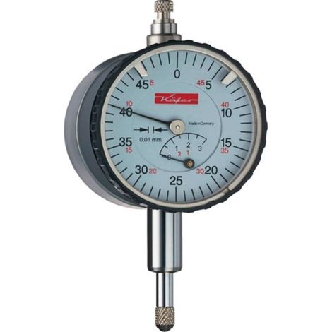Reloj comparador KM4 T 3mm diámetro 0,01mm reverso magnético con calibre BEETLE