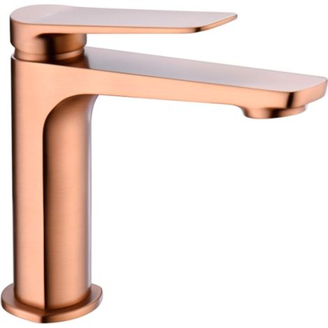 IMEX Waschtischarmatur in Rosegold aus Messing mit Keramikkartusche Ø26 mm 2x 3-8 Flexschläuchen Design Nápoles Imex-BDN047-1ORC (1/3)