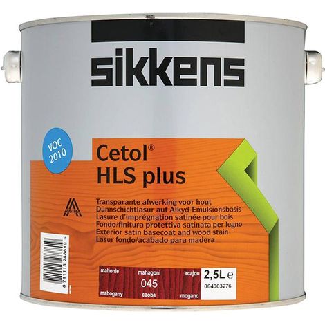 Sikkens  Cetol HLS Plus Translucent Woodstain Mahogany 2.5 litre (1/3)