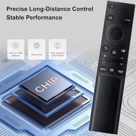Telecomando sostitutivo per TV Samsung - Telecomando a infrarossi con pulsanti per Netflix, Prime Video, Samsung TV Plus e accesso rapido. Compatibile con le smart TV Samsung. (1/4)