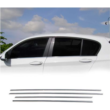 Garniture de fenêtre pour BMW Série 1 F20 5 portes 2011-2019 Acier Inox 4Pcs