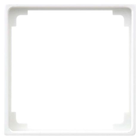 Jung Marco intermedio 50 x 50 mm, termoplástico, blanco, montaje vertical y horizontal A 590 Z