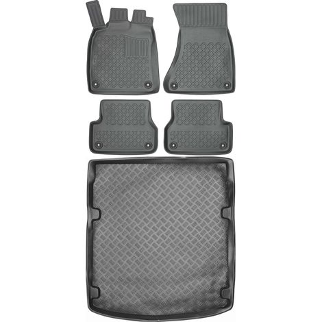 Juego de alfombrillas para coche y maletero para Audi A6 C7 Sedán (2011-2018). (1/5)