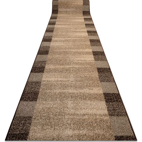 Läufer KARMEL Etna Rahmen, Sand Nuss 70cm beige 70x230 cm