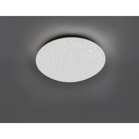 LEUCHTENDIREKT SKYLER 14241-16 LED-DECKENLEUCHTE WEIß 8W RGB, WARMWEIß MIT FERNBEDIENUNG (1/5)