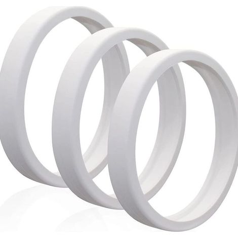 Pool escalator Rubber plug pour Échelle de piscine Bumper plug Set de 2 pièces blanc éChelle Pieds Piscine éChelle Bouchon en Caoutchouc Pare Chocs Garde Tampons de Remplacement éChelles sous M