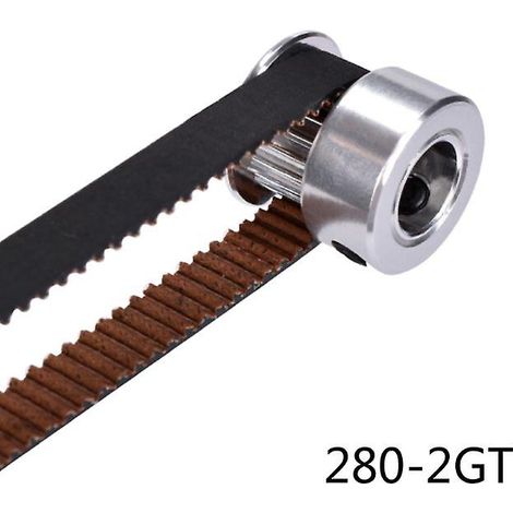 Courroie de distribution GT2 6 mm, 110/200/280 mm, à boucle fermée, de qualité supérieure et durable. (1/5)