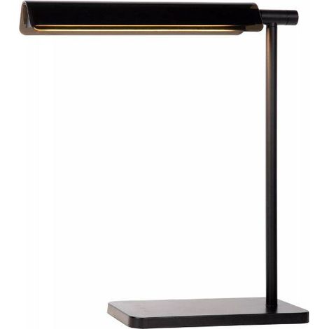 Lampe de bureau LED noire moderne 5,5W tactile Lucide (1/2)