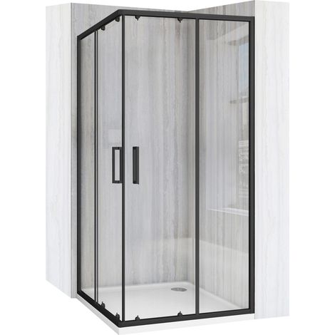 CABINA DOCCIA REA CITY 90X90 NERO