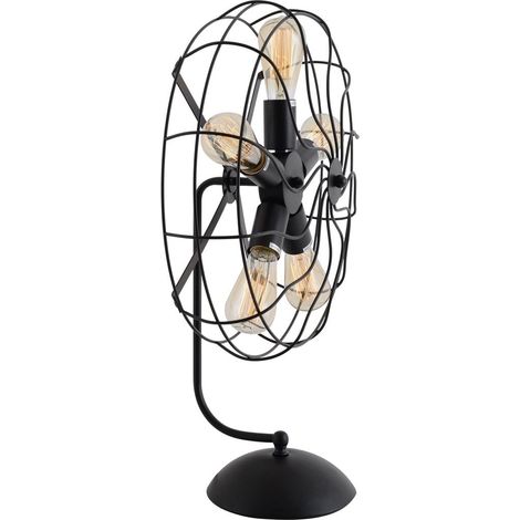 Lampe à poser en métal design moderne pour bureau et table de chevet avec abat-jour élégant - PANGIVO (1/5)
