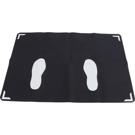 Tapis de frappe de Baseball avec orteils face au caoutchouc, compétences améliorées, entraînement de pratique de la position du frappeur pour le swing (1/5)