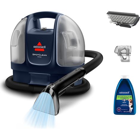 Bissell SpotClean Mini Corded Pro machine de nettoyage de tapis À la main Profond Noir, Bleu