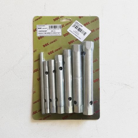 CHIAVI A TUBO DOPPIE IN SERIE 6 PEZZI - FER 142120 (1/2)