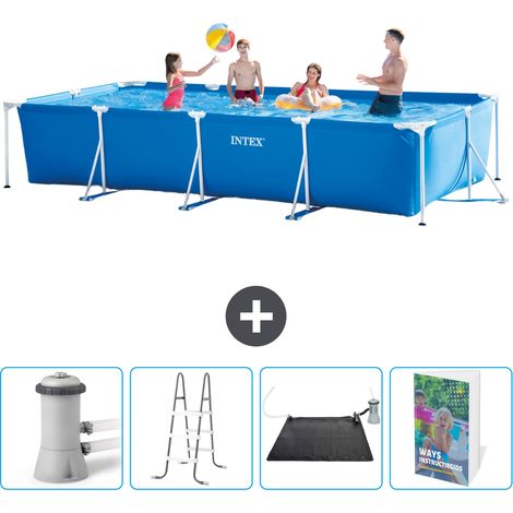 Rechteckiger Frame Pool - 450x220x84 cm - 5-teilig SCB128 (1/4)