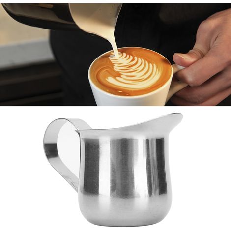 Ergonomischer 60-ml-Milchaufschäumer aus Edelstahl – Aufschäumer, Tasse, Krug, Kanne (1/5)