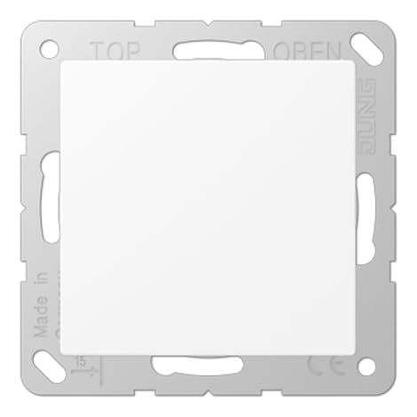 COUVERCLE AVEUGLE A, BLANC MAT (RÉFÉRENCE : JUNG A594-0WWM) A5940WWM