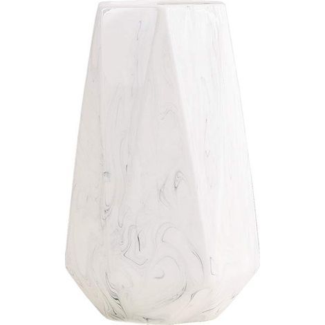 20cm Vase de Blanc marbre Céramique vases decoratifs Design Haut pour Maison, fête, Centre de Table de Mariage (1/4)