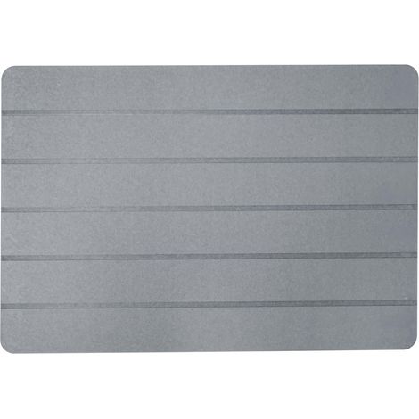 Tapis de Bain en Diatomite "Baline" 50x70cm Gris (1/3)