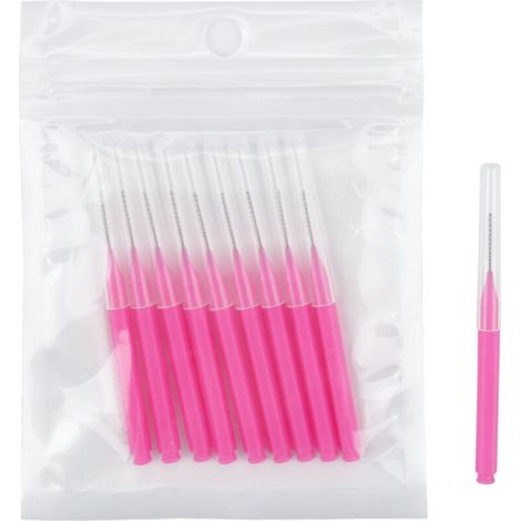 Brosse de Nettoyage de Buse de Douche, Petite Brosse de Nettoyage Anti-Colmatage, Peut être Utilisé pour Nettoyer Les Trous des Téléphones Portables et Les Petits Objets 2 Pièces（rose） (1/5)