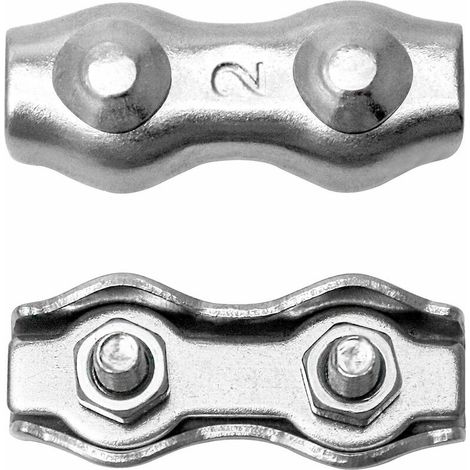 Sangles en acier inoxydable, colliers duplex, pour parois métalliques (1/5)