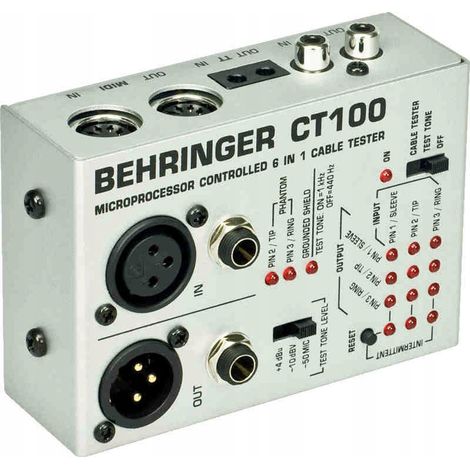 Comprobador de cables Behringer CT100 - comprobador de cables (1/2)