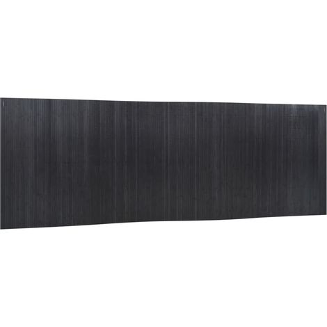 Paravento divisorio 165 x 600 cm bambù grigio DEC031145
