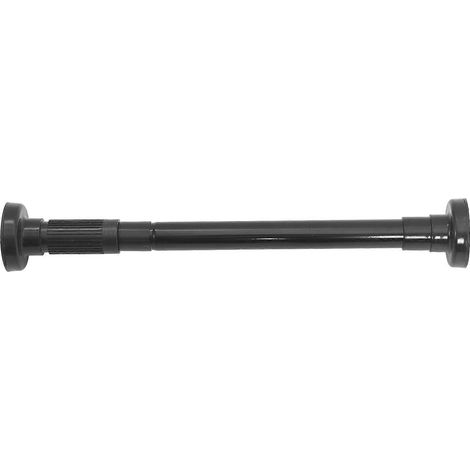 Tringle à rideaux télescopique sans perçage, barre de rideau de douche, tringle à vêtements (1/4)