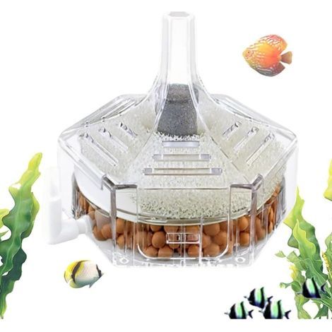 Filtro per Acquario Attrezzatura di Filtrazione per Piccoli Acquari - Dispositivo di Filtrazione per Vasca di Riproduzione dei Pesci, Ideale per Appassionati di Acquariofilia e Amatori Domestici (1/5)
